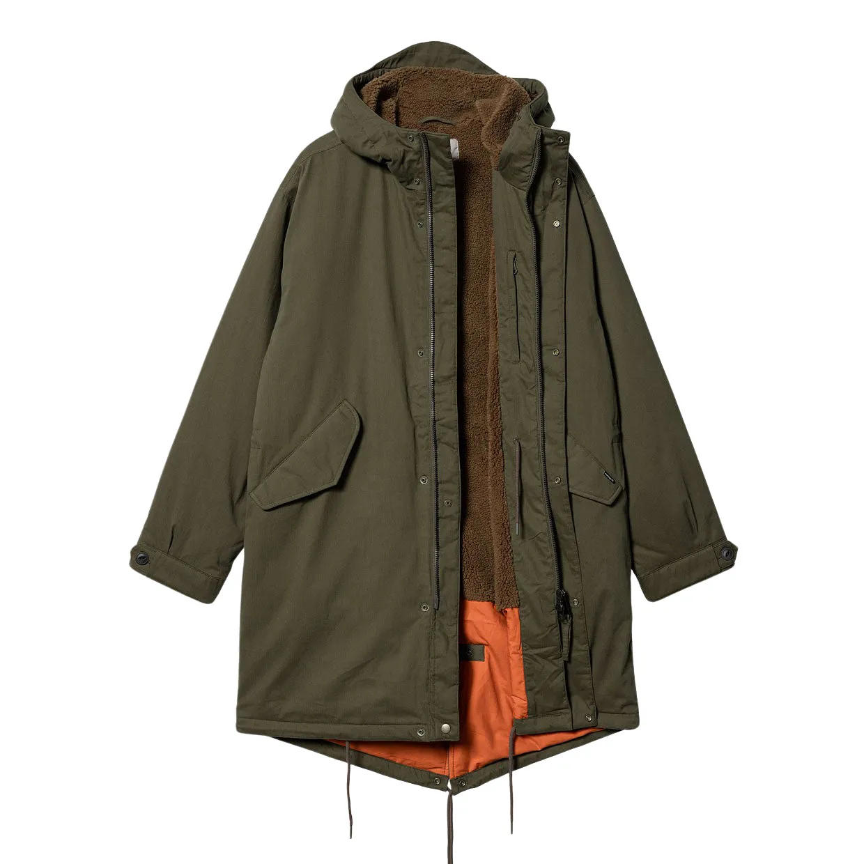 Giubbino Uomo Carhartt WIP Everett Parka Verde