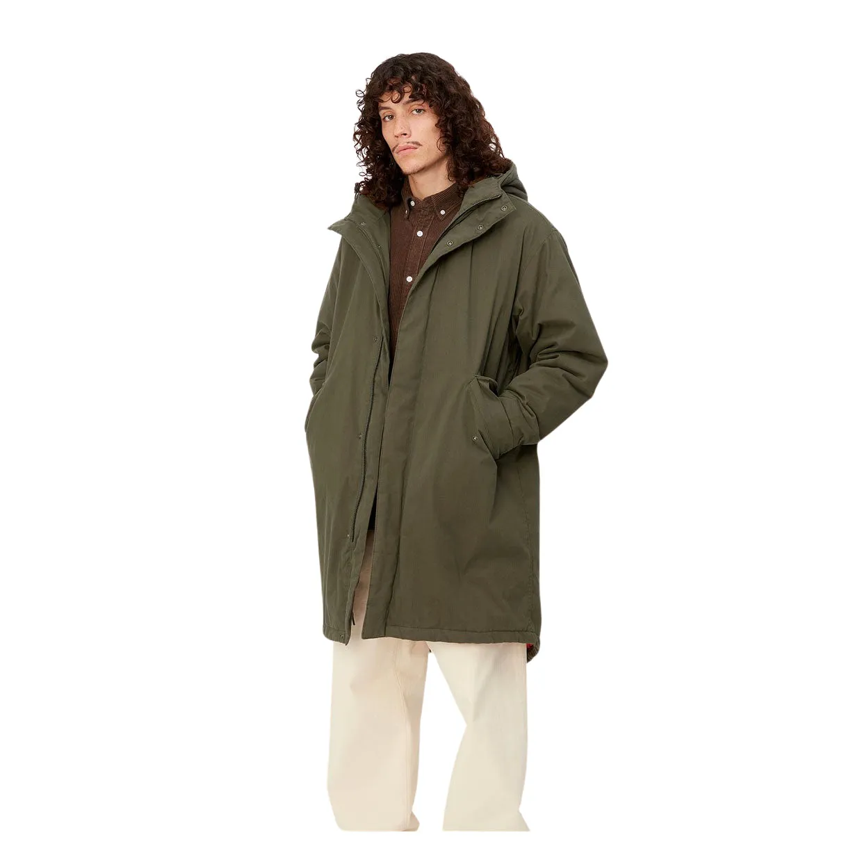 Giubbino Uomo Carhartt WIP Everett Parka Verde