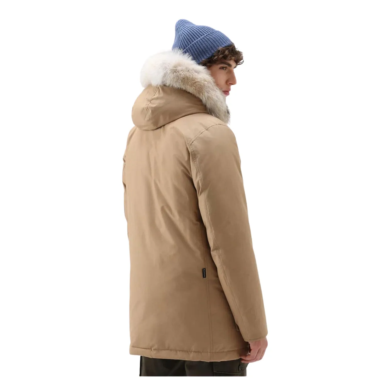 Giubbino Woolrich Arctic Parka Ramar Pelliccia Removibile Khaki