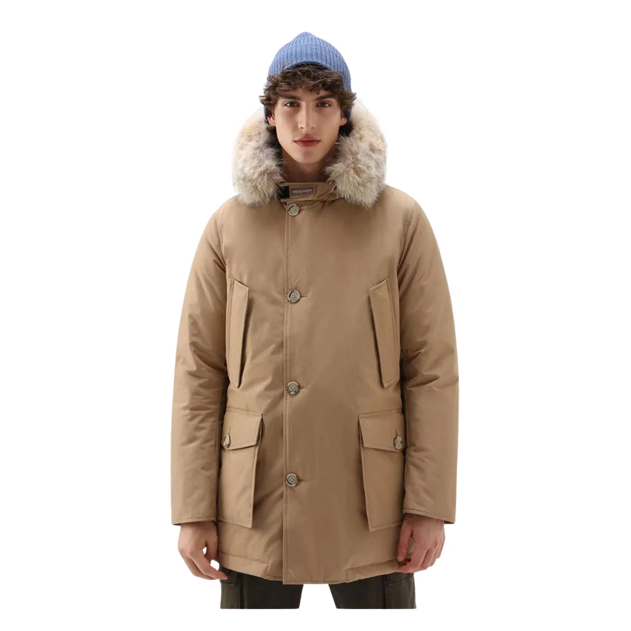 Giubbino Woolrich Arctic Parka Ramar Pelliccia Removibile Khaki