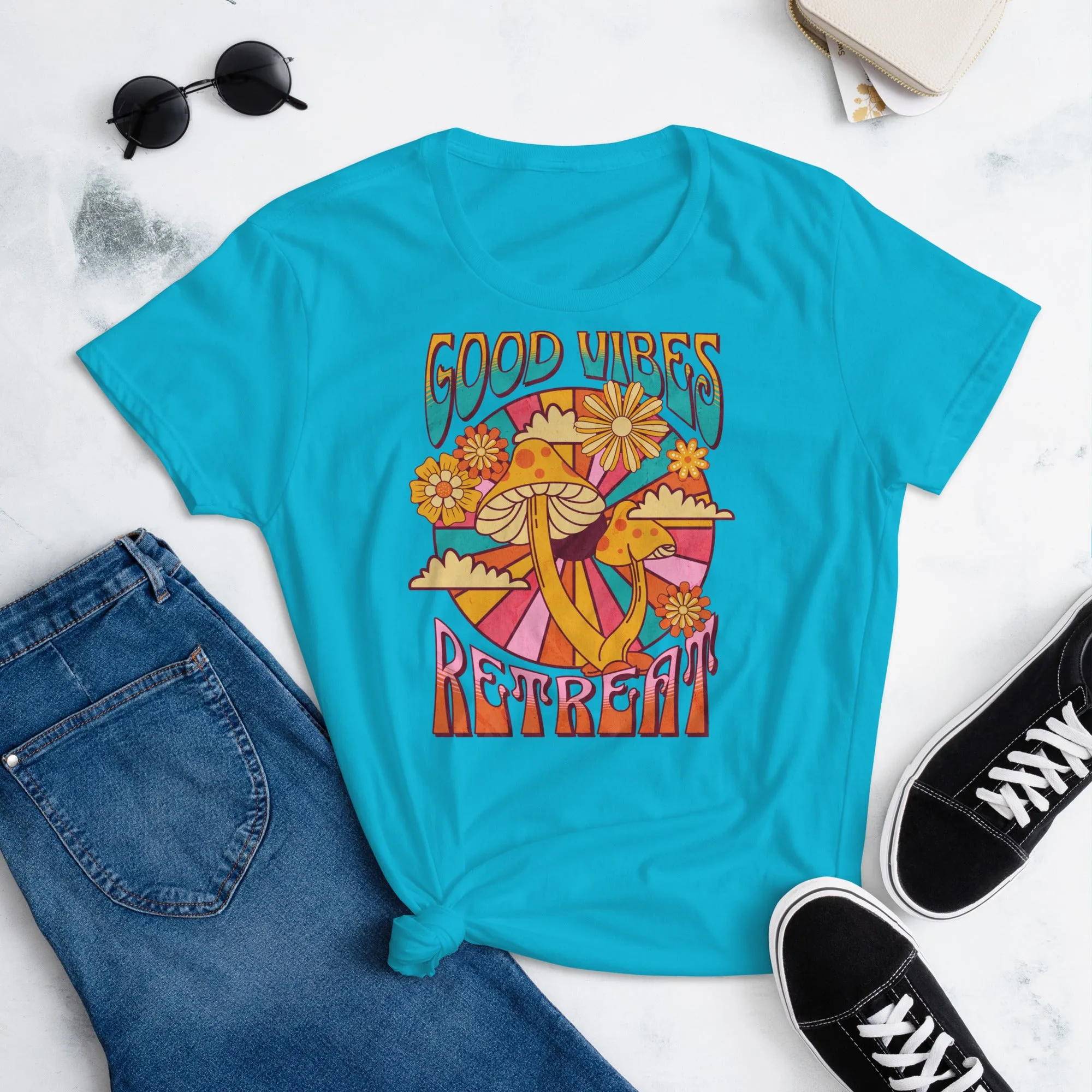 Good vibes retreat Women's short sleeve t-shirt