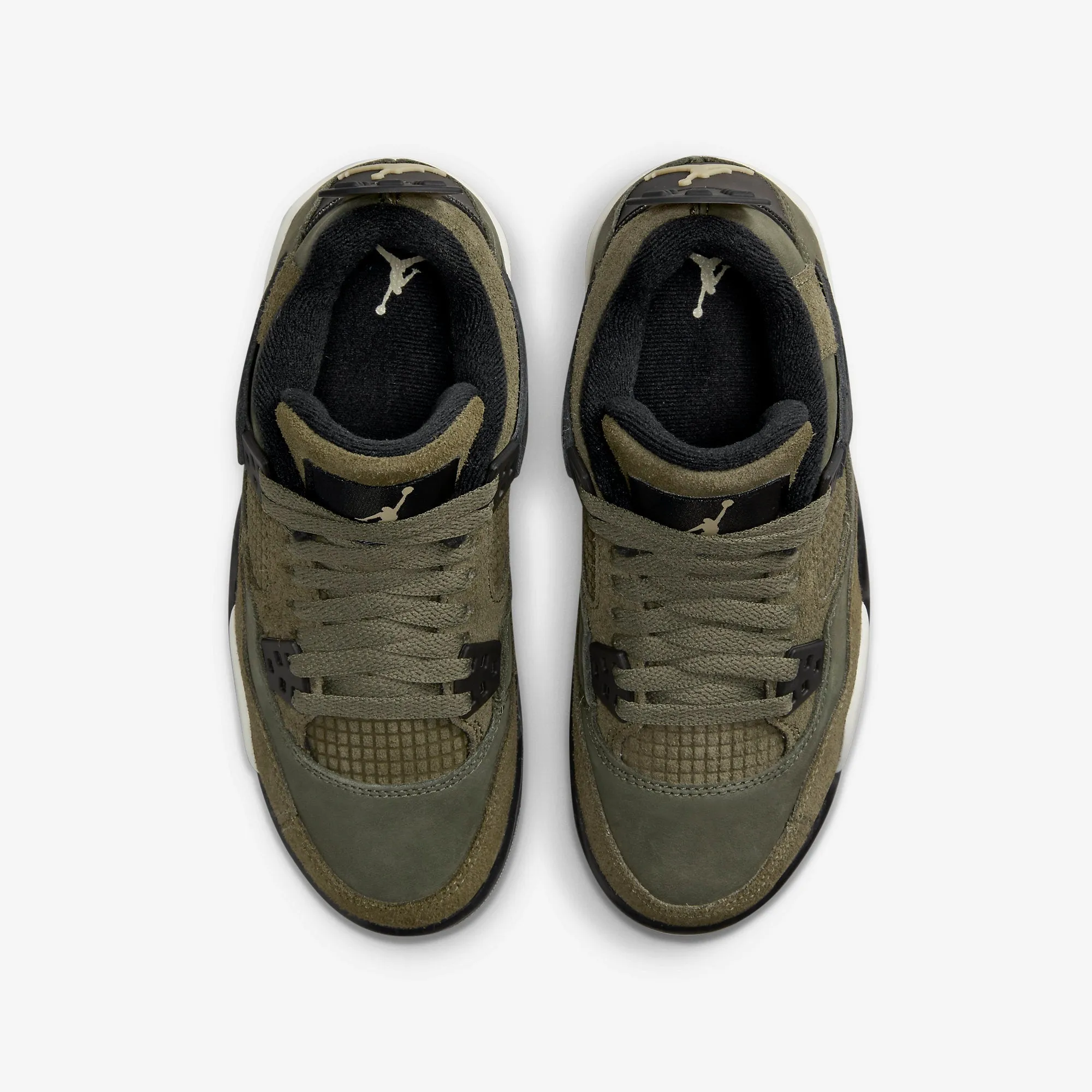 (GS) Air Jordan 4 Retro SE Craft 'Medium Olive Canvas' (2023) FB9928-200