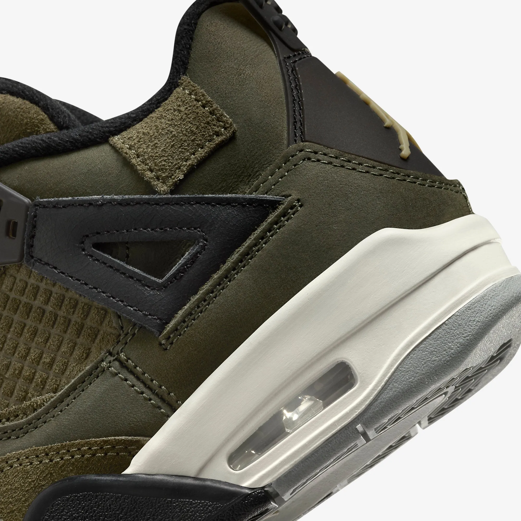 (GS) Air Jordan 4 Retro SE Craft 'Medium Olive Canvas' (2023) FB9928-200