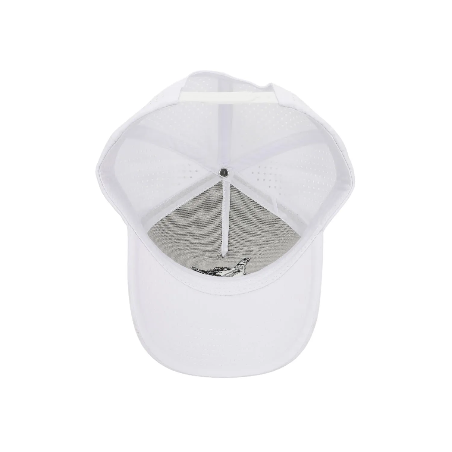 Hang Loose Snapback Hat - White