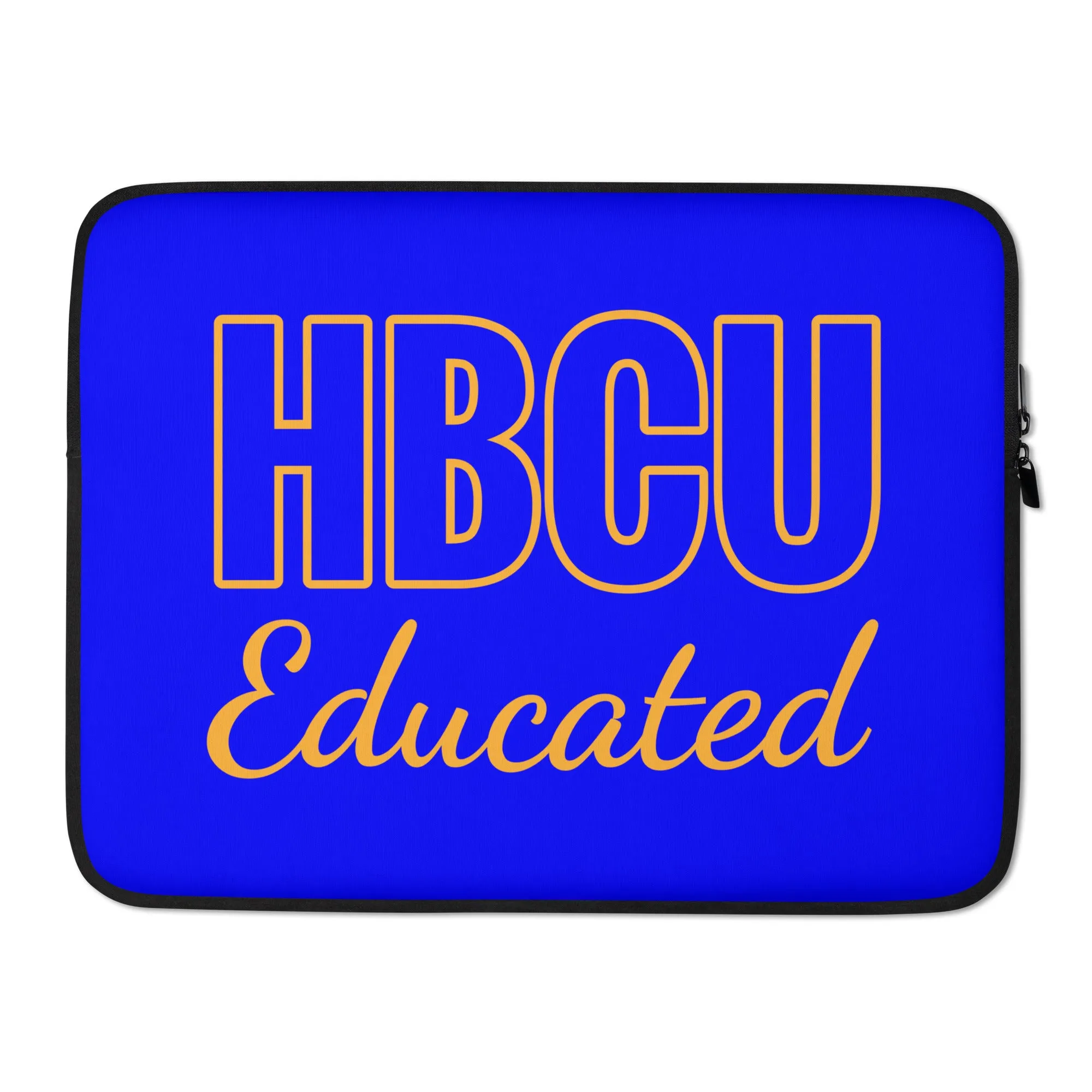 HBCU Educated Blue/Gold Laptop Sleeve