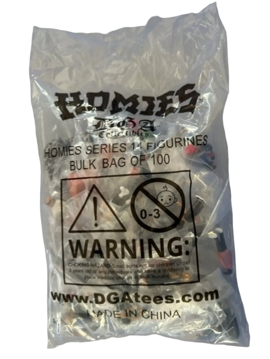 HOMIES SERIES 14 - Bulk Bag of 100 pcs