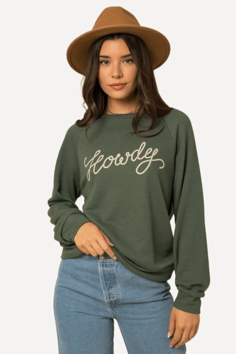 HOWDY Graphic Sweatshirt