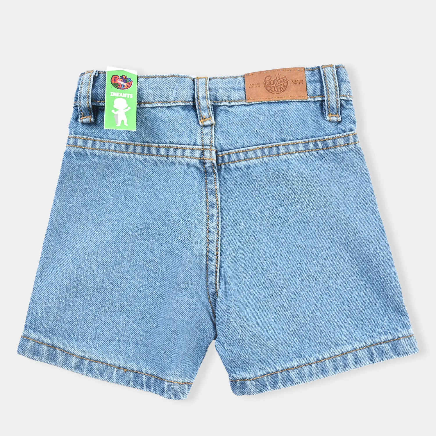 Infant Boys Denim rigid Short Fly Away-Ice Blue