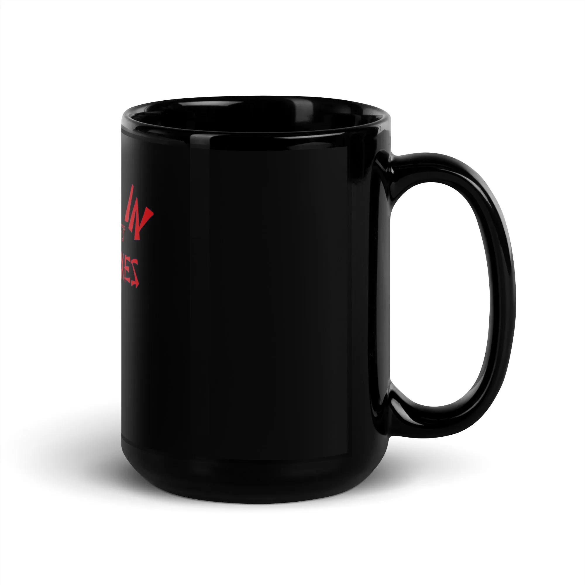 It's All In The Reflexes Black Glossy Mug