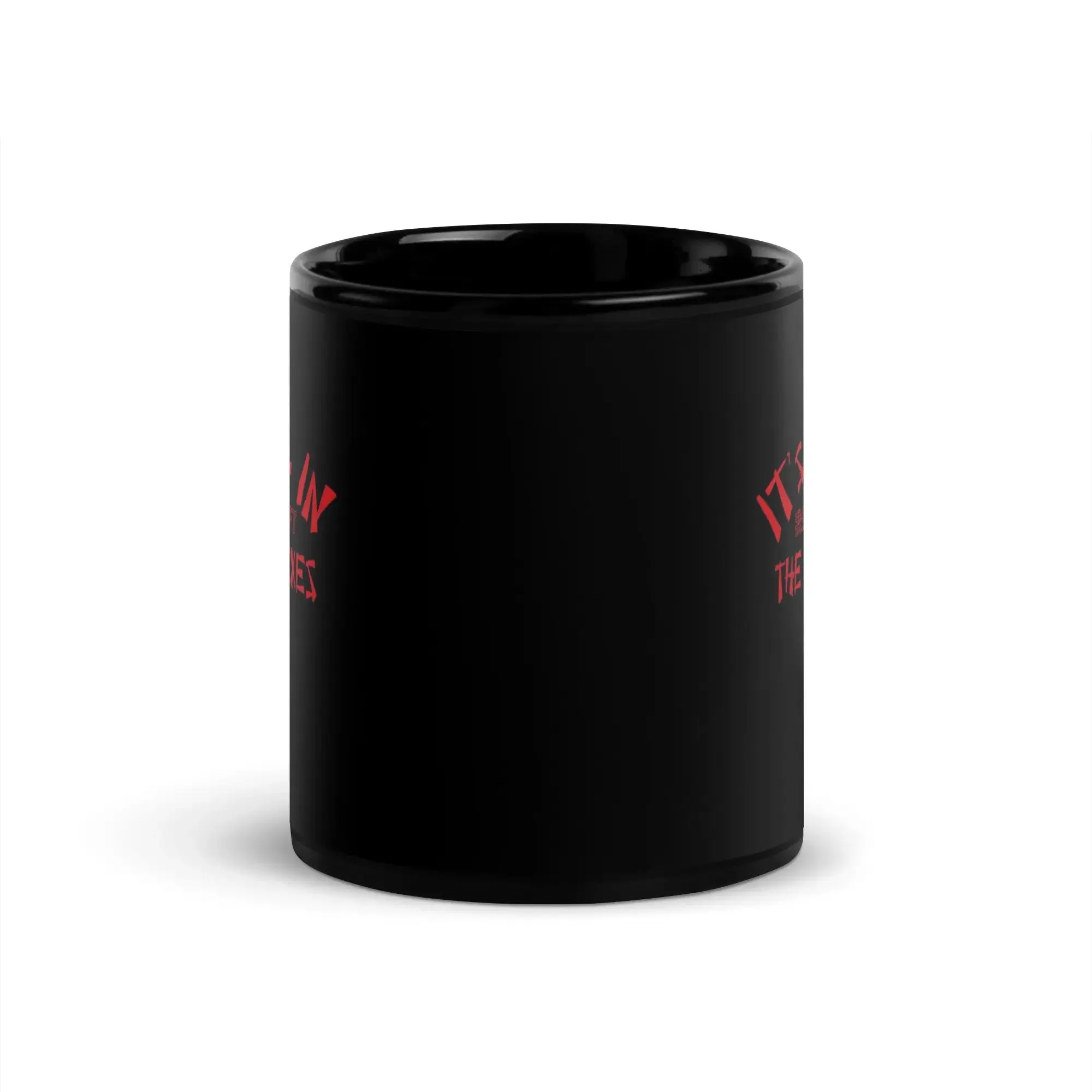 It's All In The Reflexes Black Glossy Mug