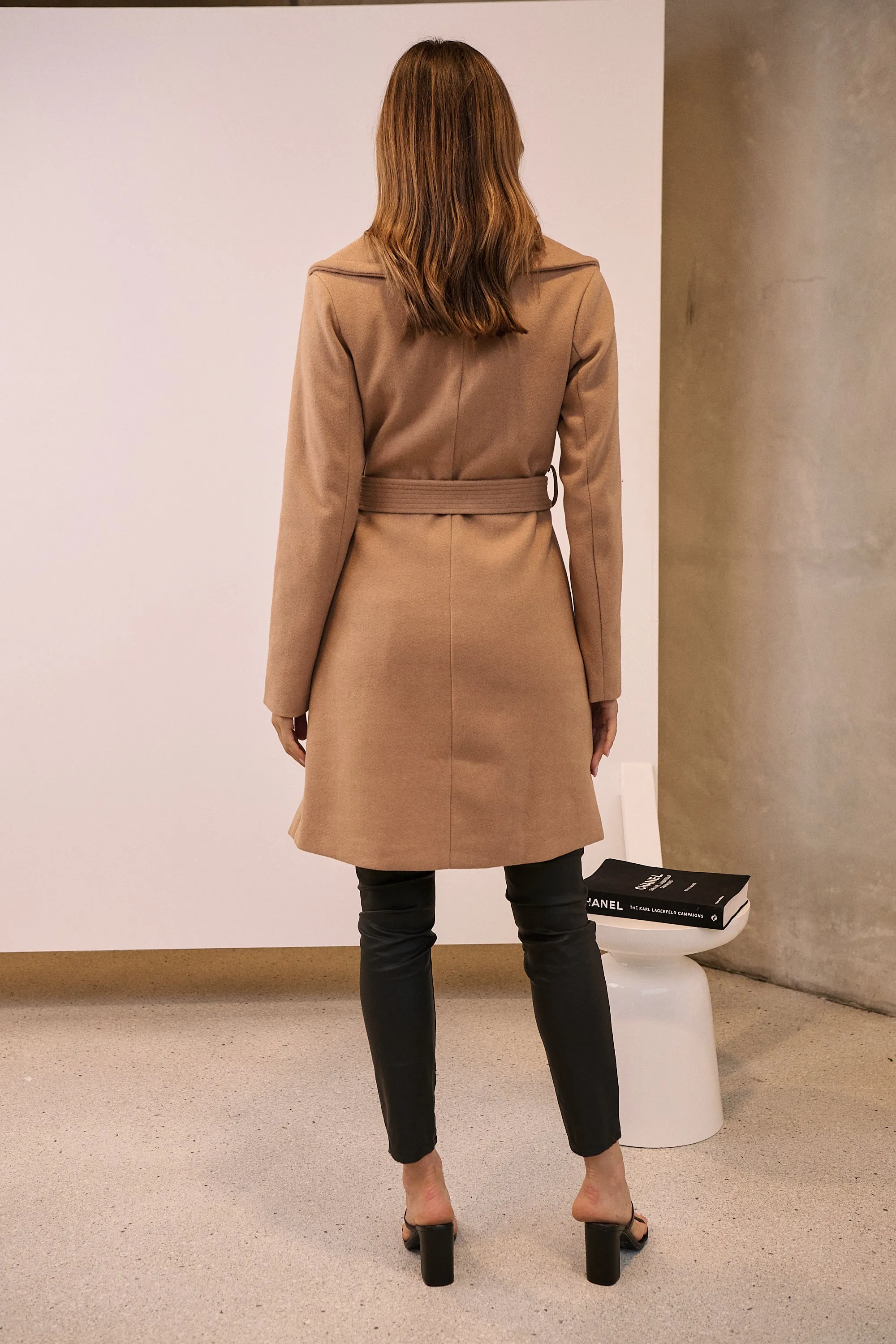 Ivy Camel Winter Wrap Coat