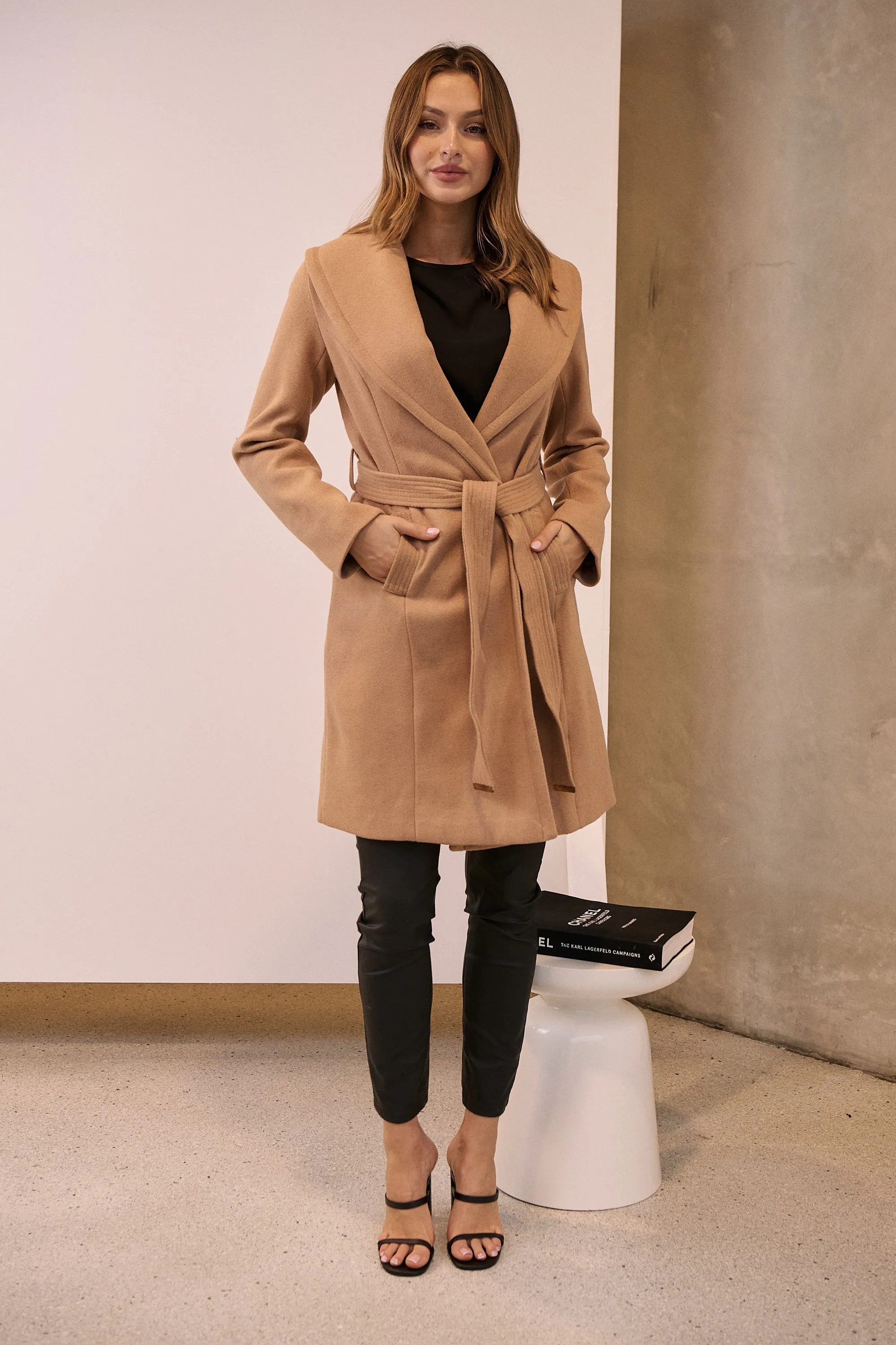 Ivy Camel Winter Wrap Coat