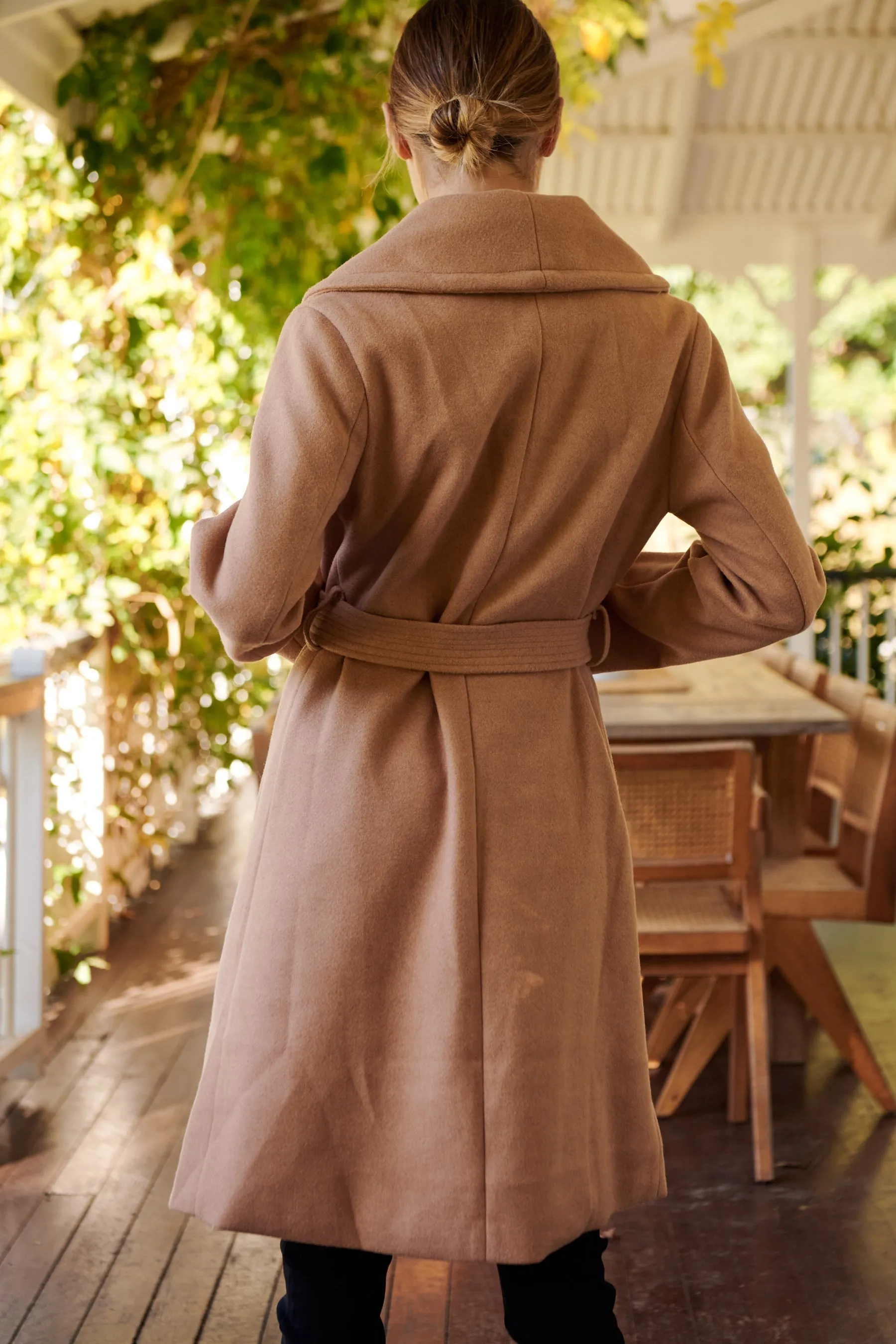 Ivy Camel Winter Wrap Coat