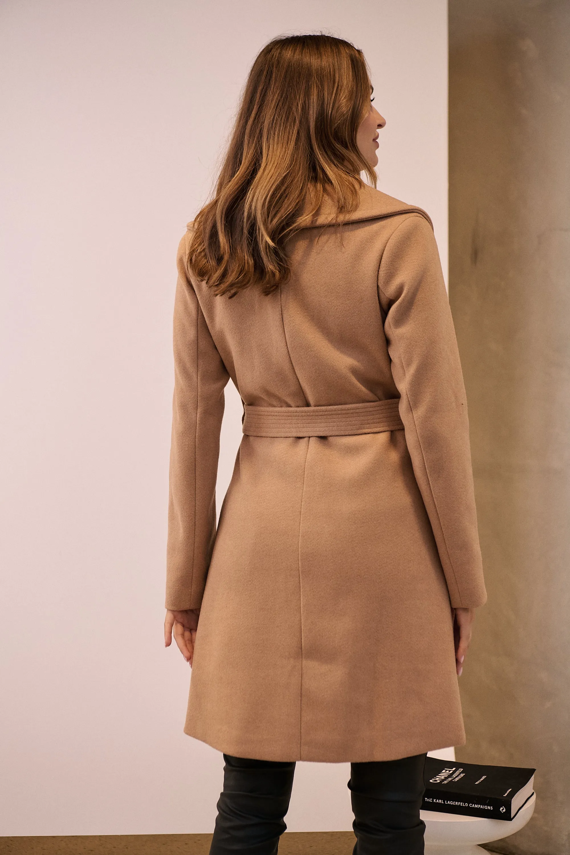 Ivy Camel Winter Wrap Coat