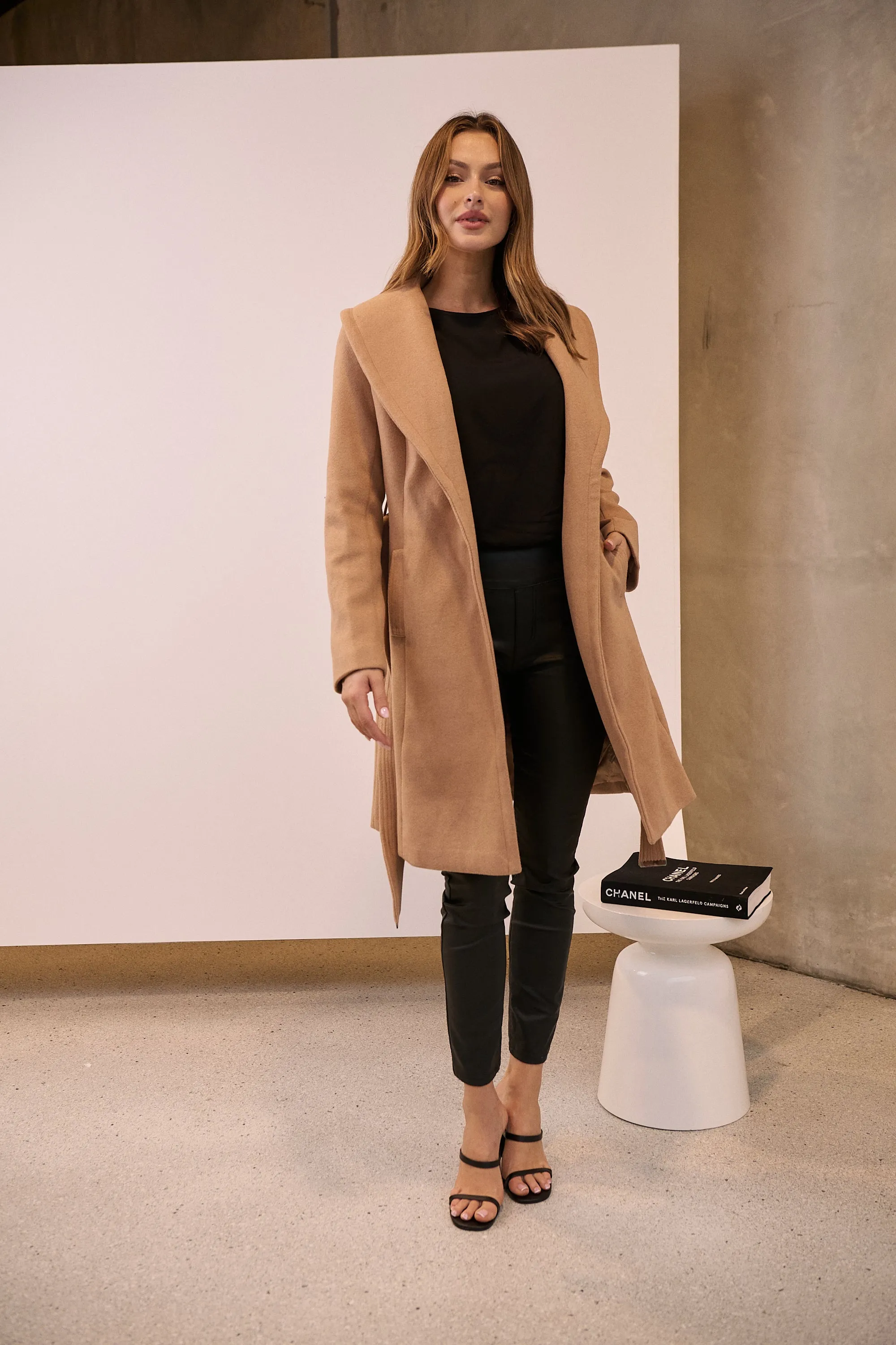 Ivy Camel Winter Wrap Coat