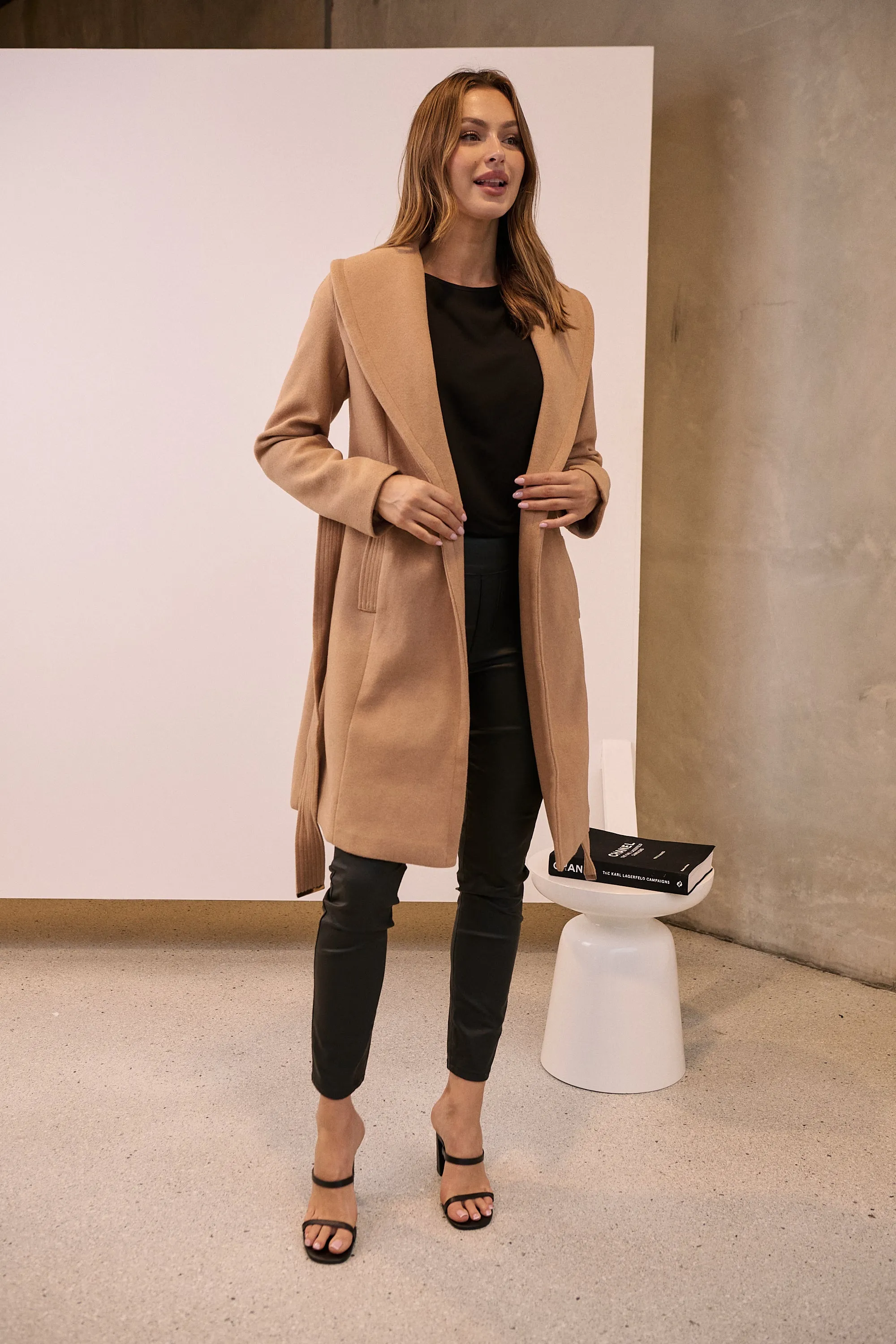 Ivy Camel Winter Wrap Coat