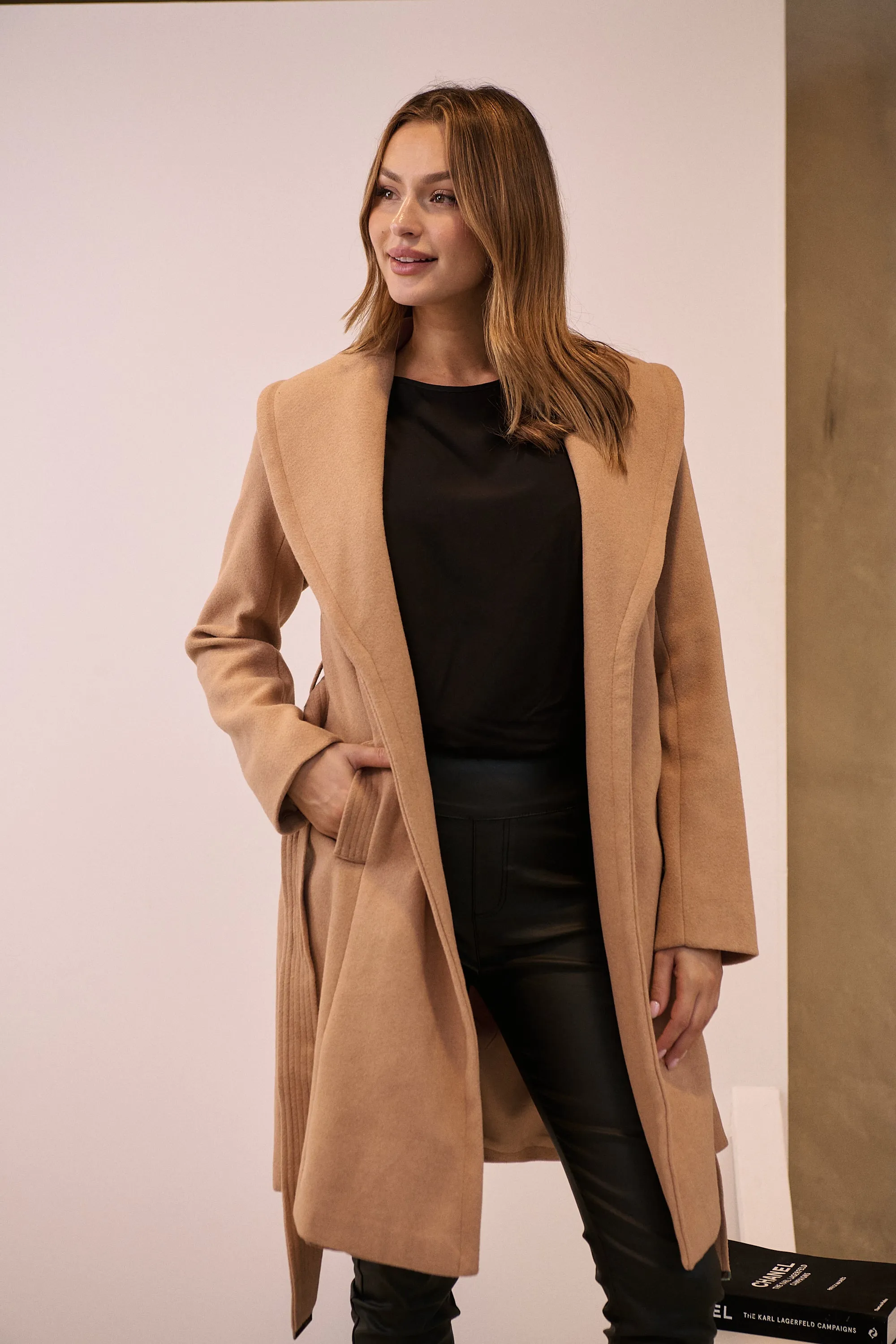 Ivy Camel Winter Wrap Coat