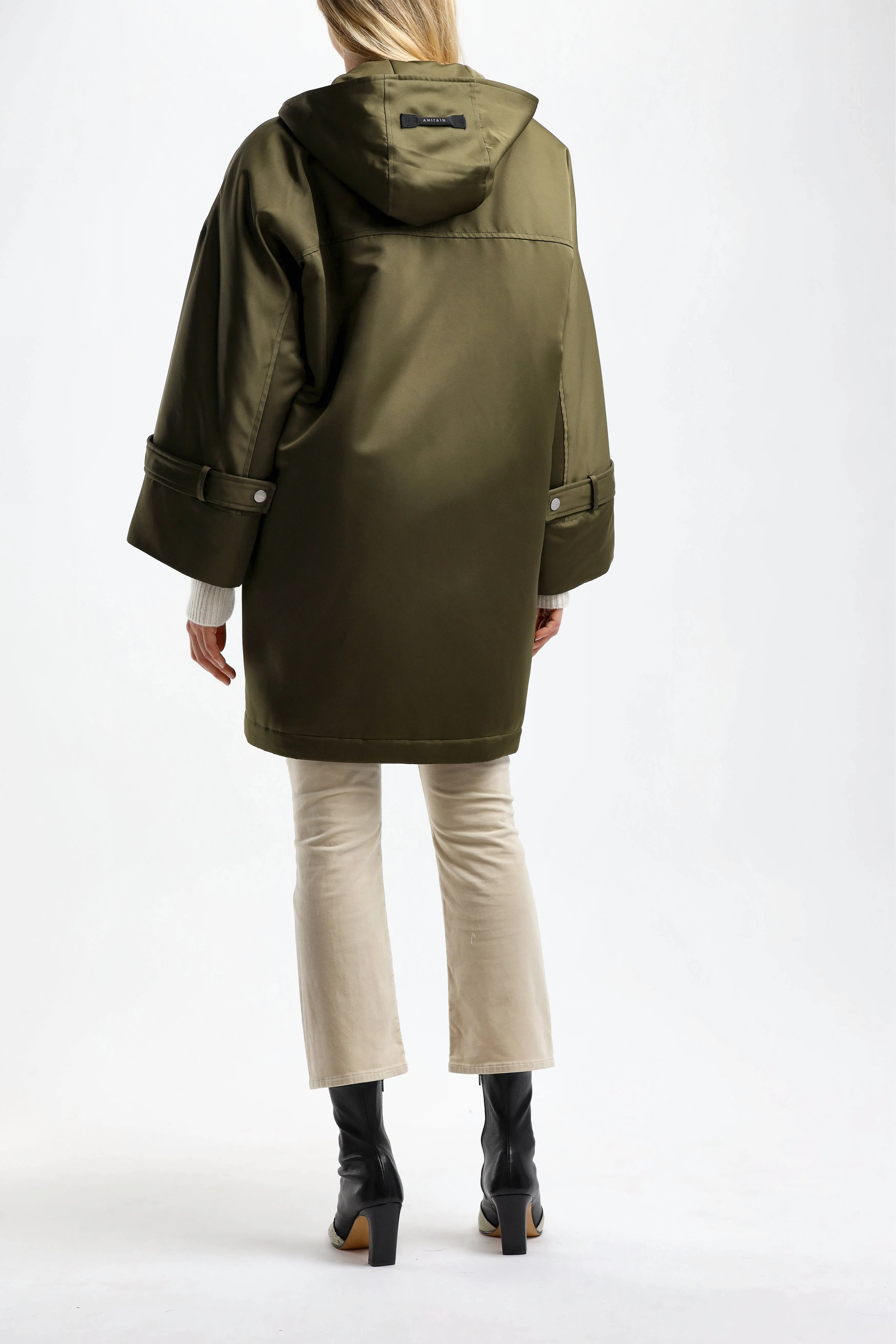 Jacke Parka Techno in Martini Olive