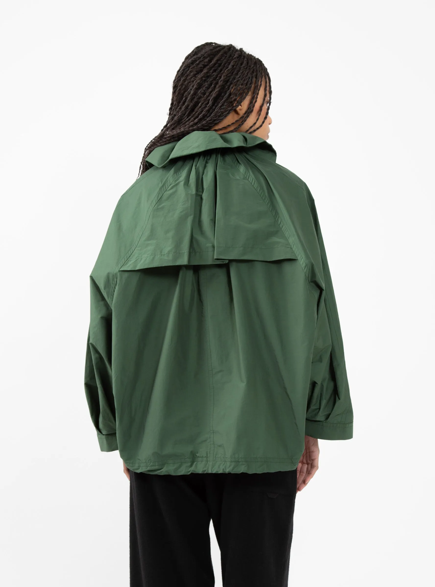 Jonis Oversized Short Parka Dark Olive