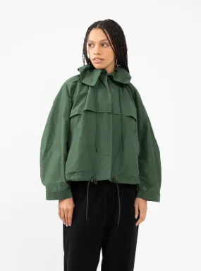 Jonis Oversized Short Parka Dark Olive