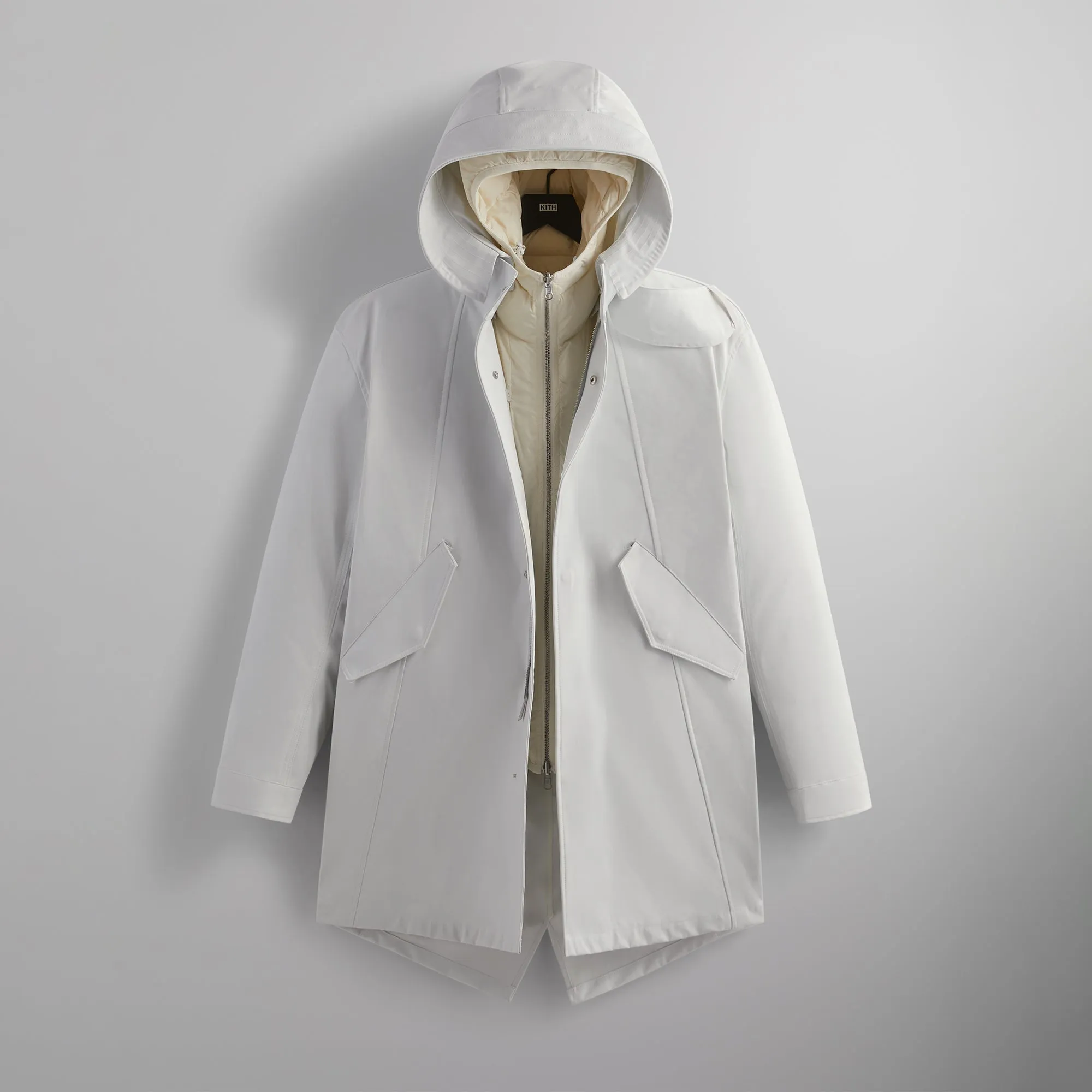 Kith Walton Parka With Liner - Chalk