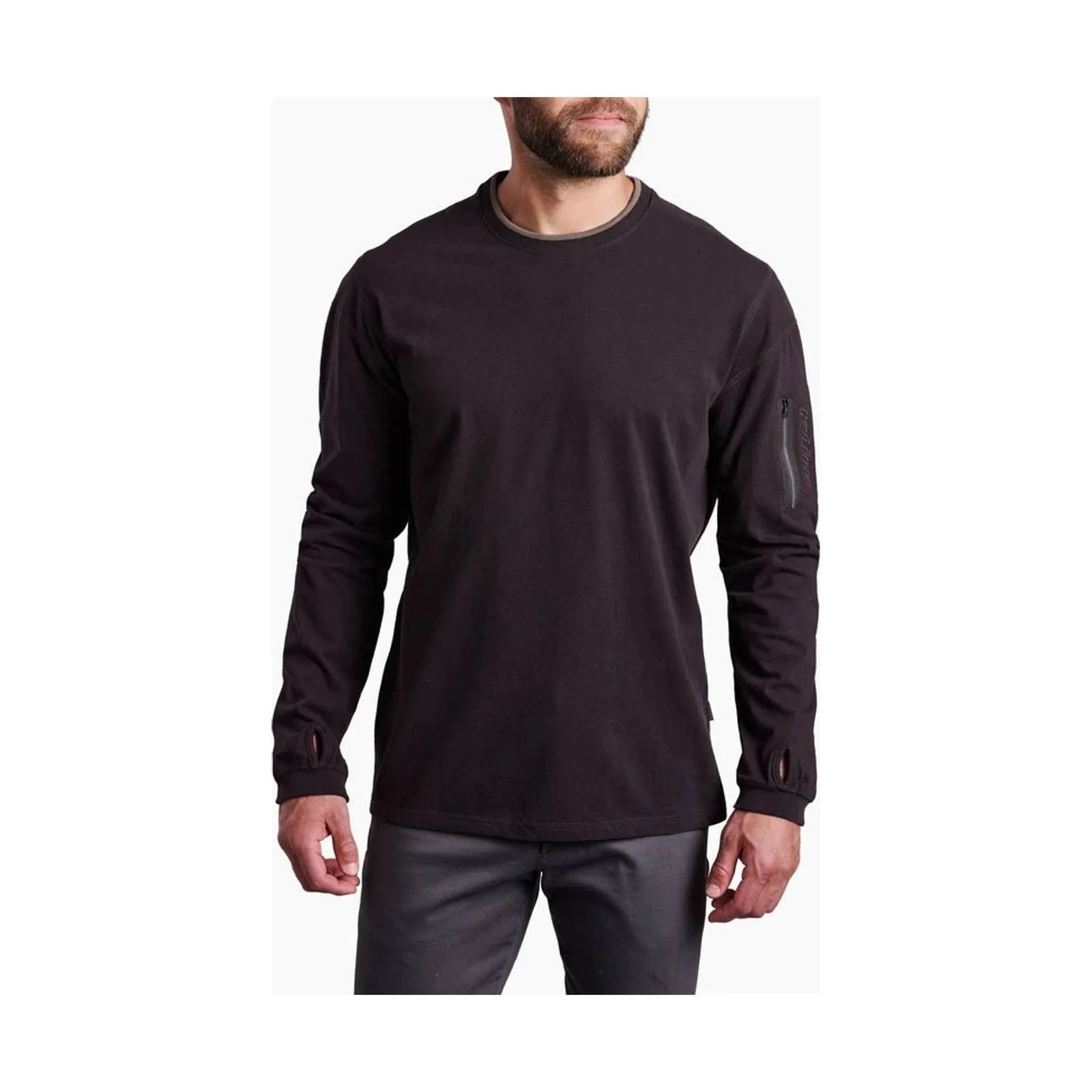 Kuhl Men's Kommando Crew - Black Coffee