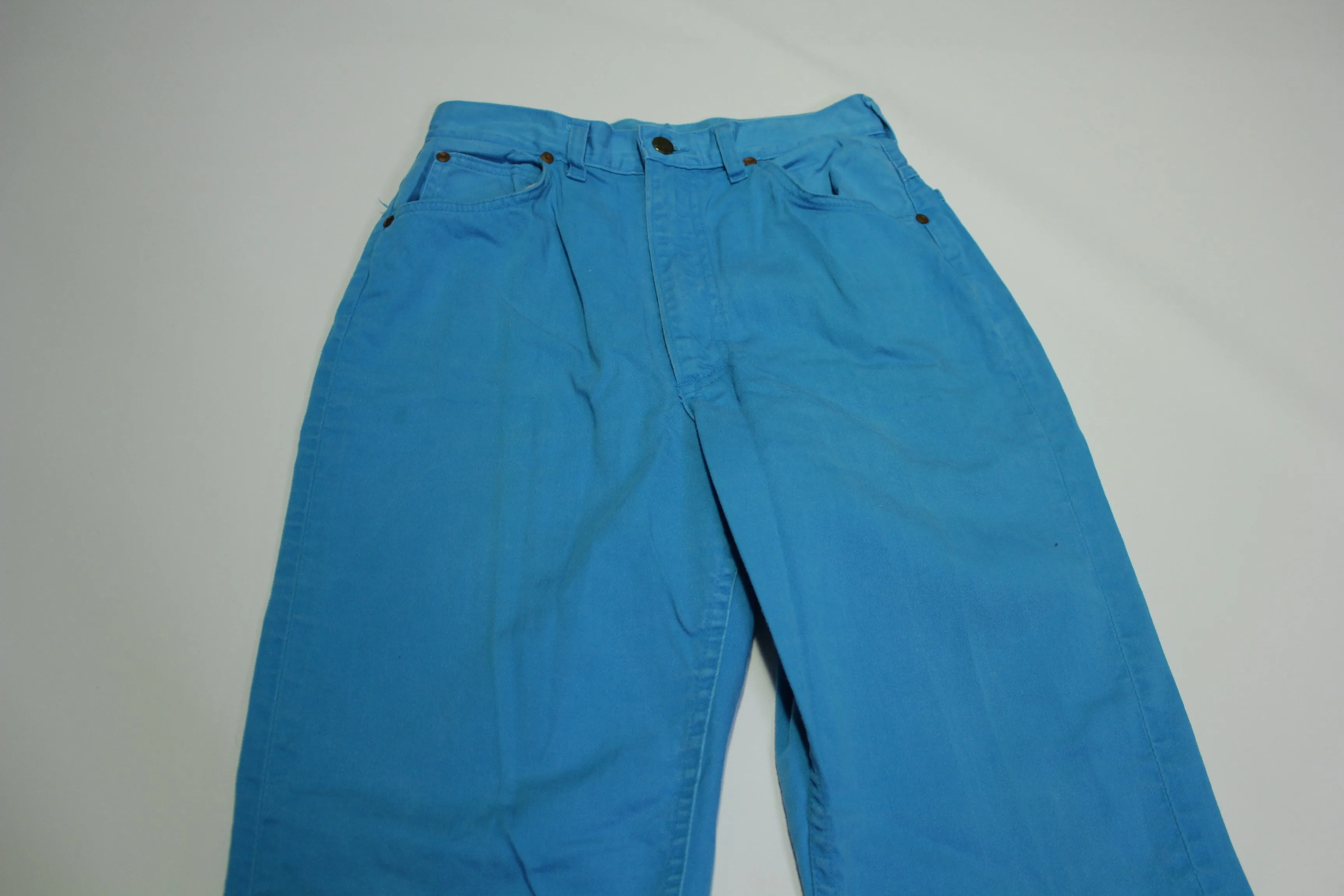 Lee Lady Westerner Vintage 50's 60's Sanforized Sky Blue Denim Jeans