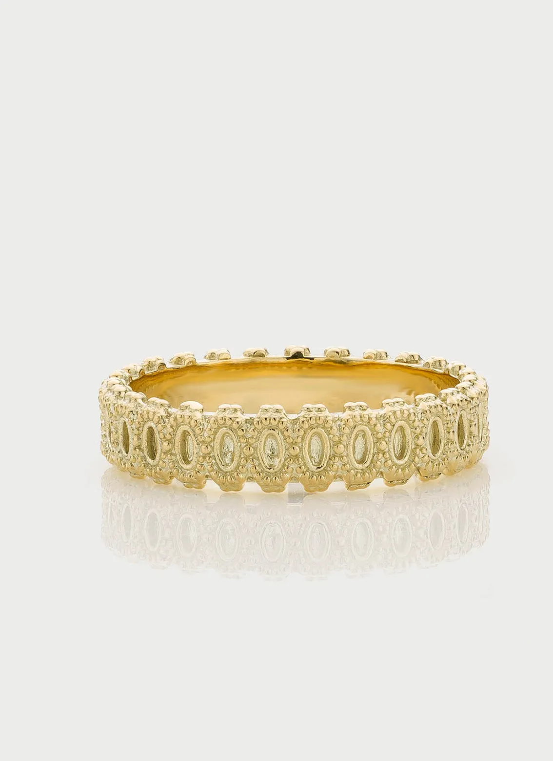 Lola band ring 14k gold