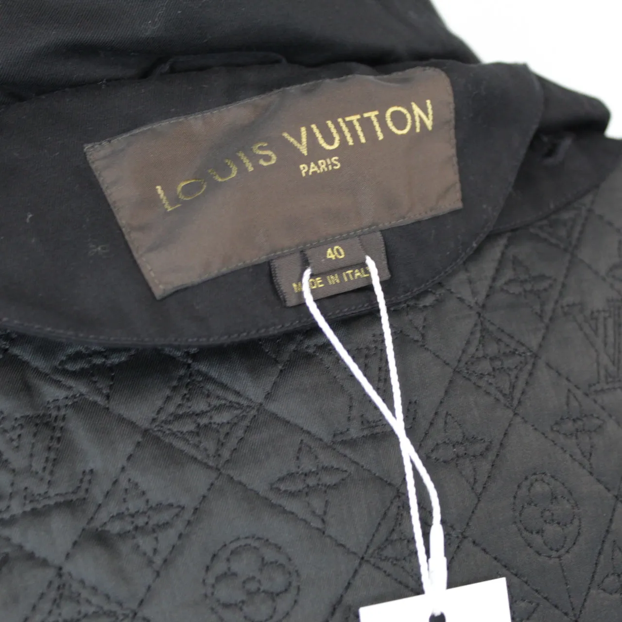 Louis Vuitton Black Oversized Cotton Parka Coat XS/S/M/L