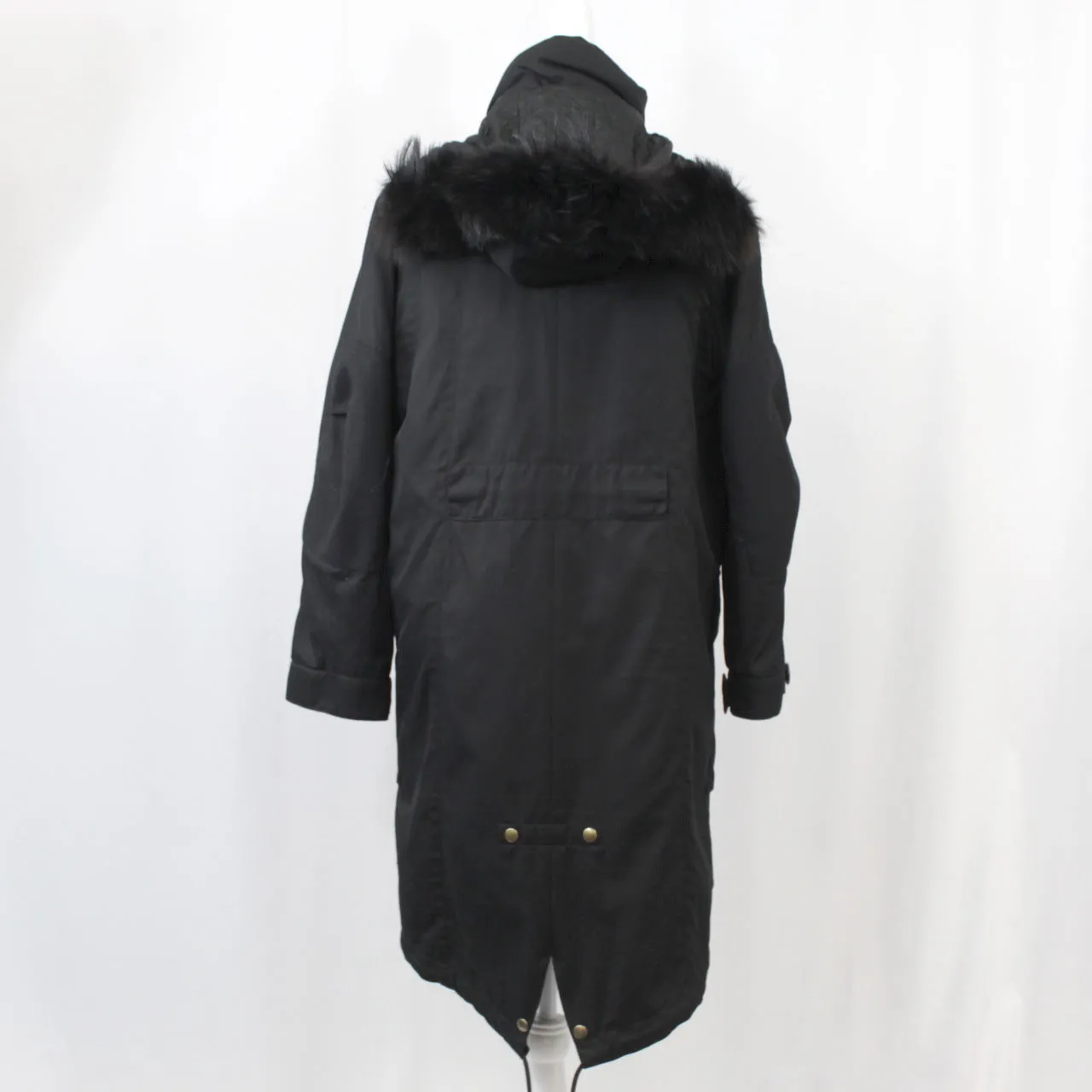 Louis Vuitton Black Oversized Cotton Parka Coat XS/S/M/L