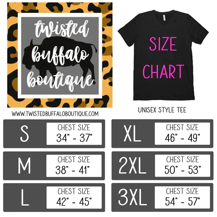 {LUCKY GLITTER LUCKY LEOPARD} Black Leopard Crew Neck Tee