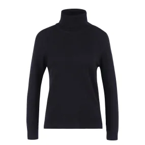 Maglione Donna Barbour Pendle Roll-Neck Nero