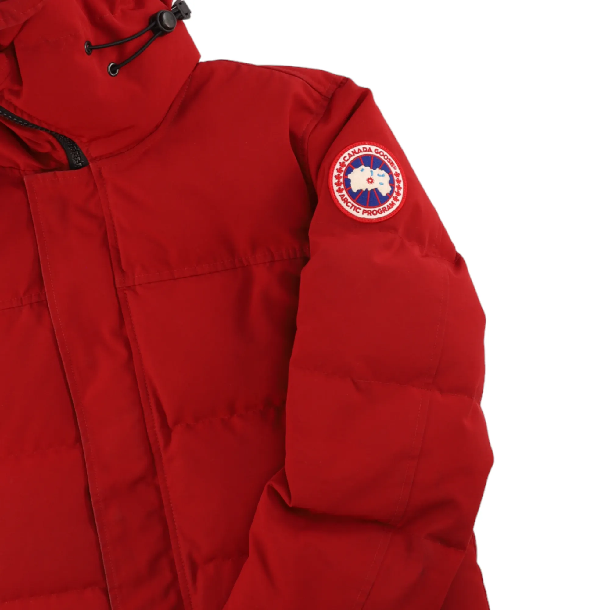 Men's Fusion Macmillan Parka Down Jacket Red Size XS