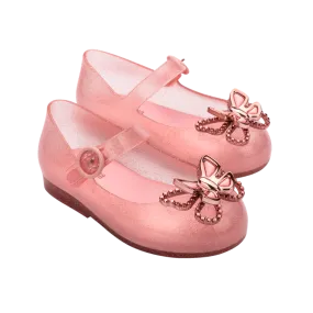 Mini Melissa Mini Sweet Love Fly - Pink Glitter / Rose