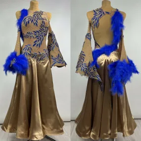 New Golden Shadow Ballroom Dress