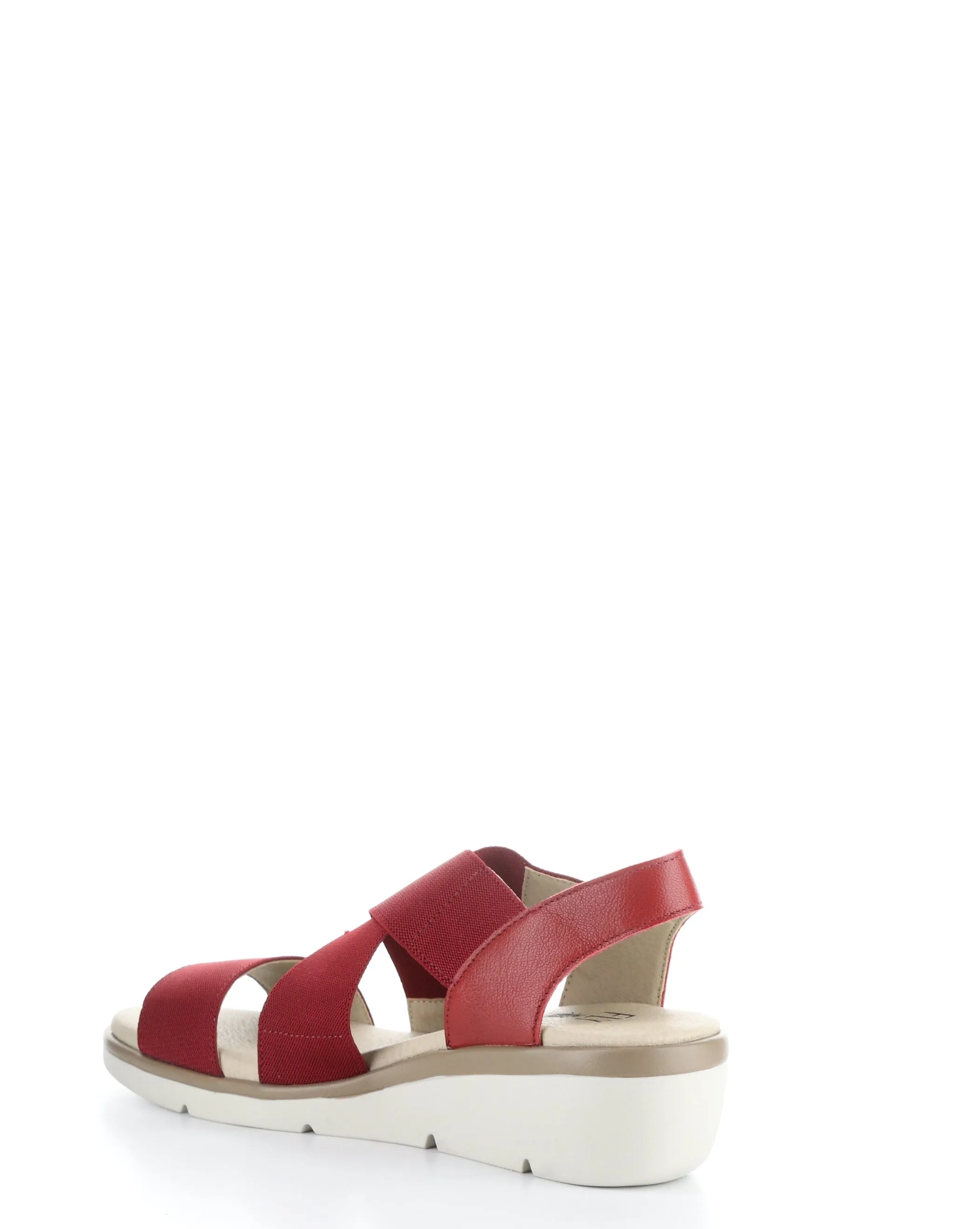 NOLI056FLY 001 LIPSTICK RED Elasticated Sandals