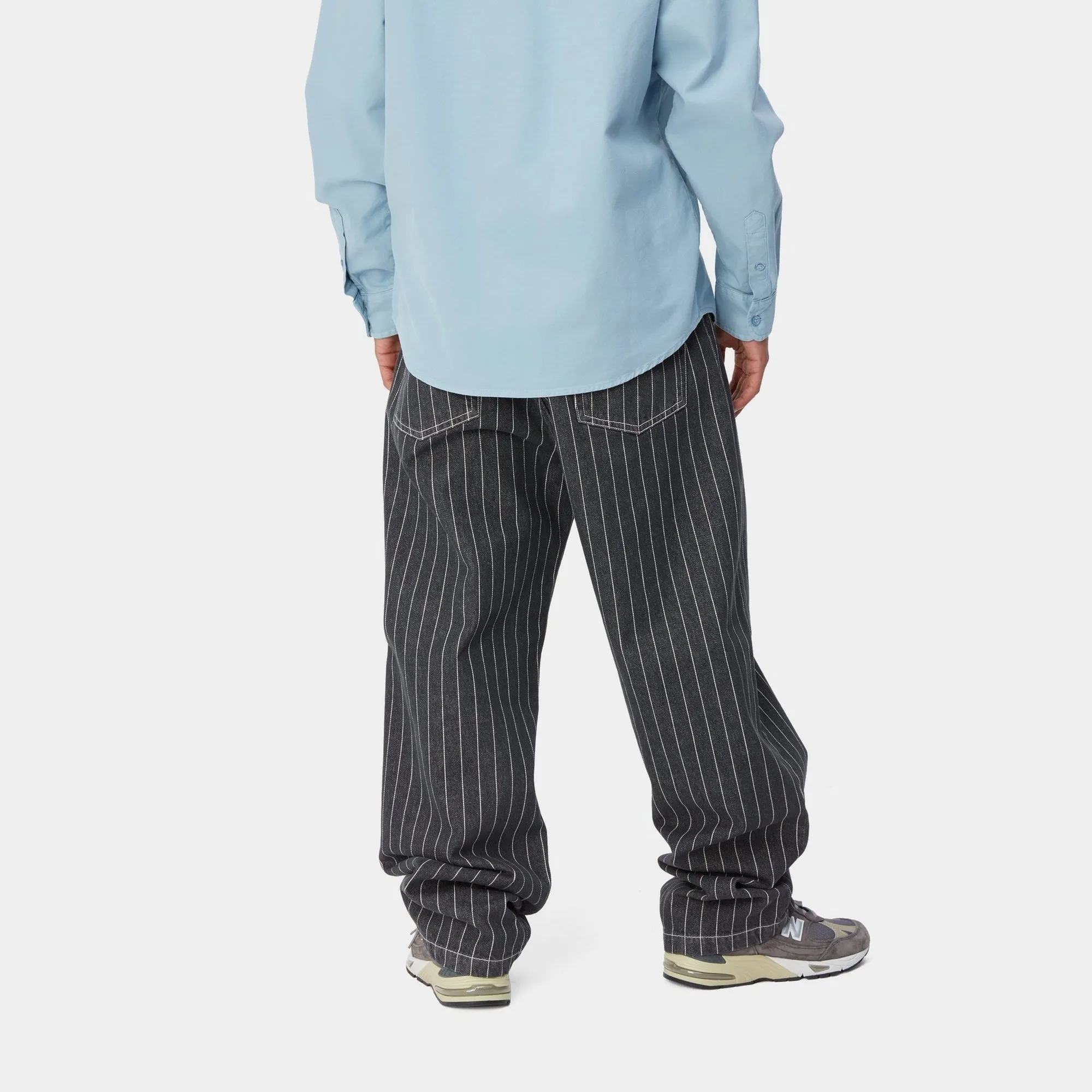 Orlean Stripe Pant | Black / White (stone washed)