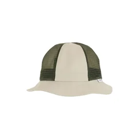 Palmes Mesh Bucket Hat 'Stone/Olive'