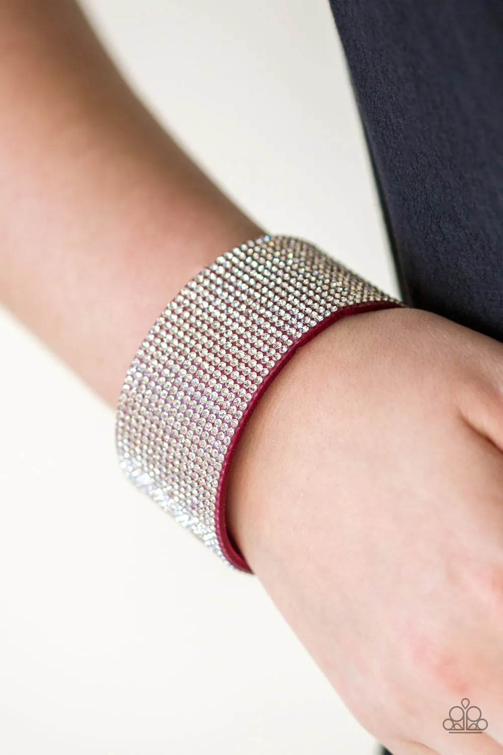 Paparazzi Accessories  - Roll With The Punches - Purple Bracelet