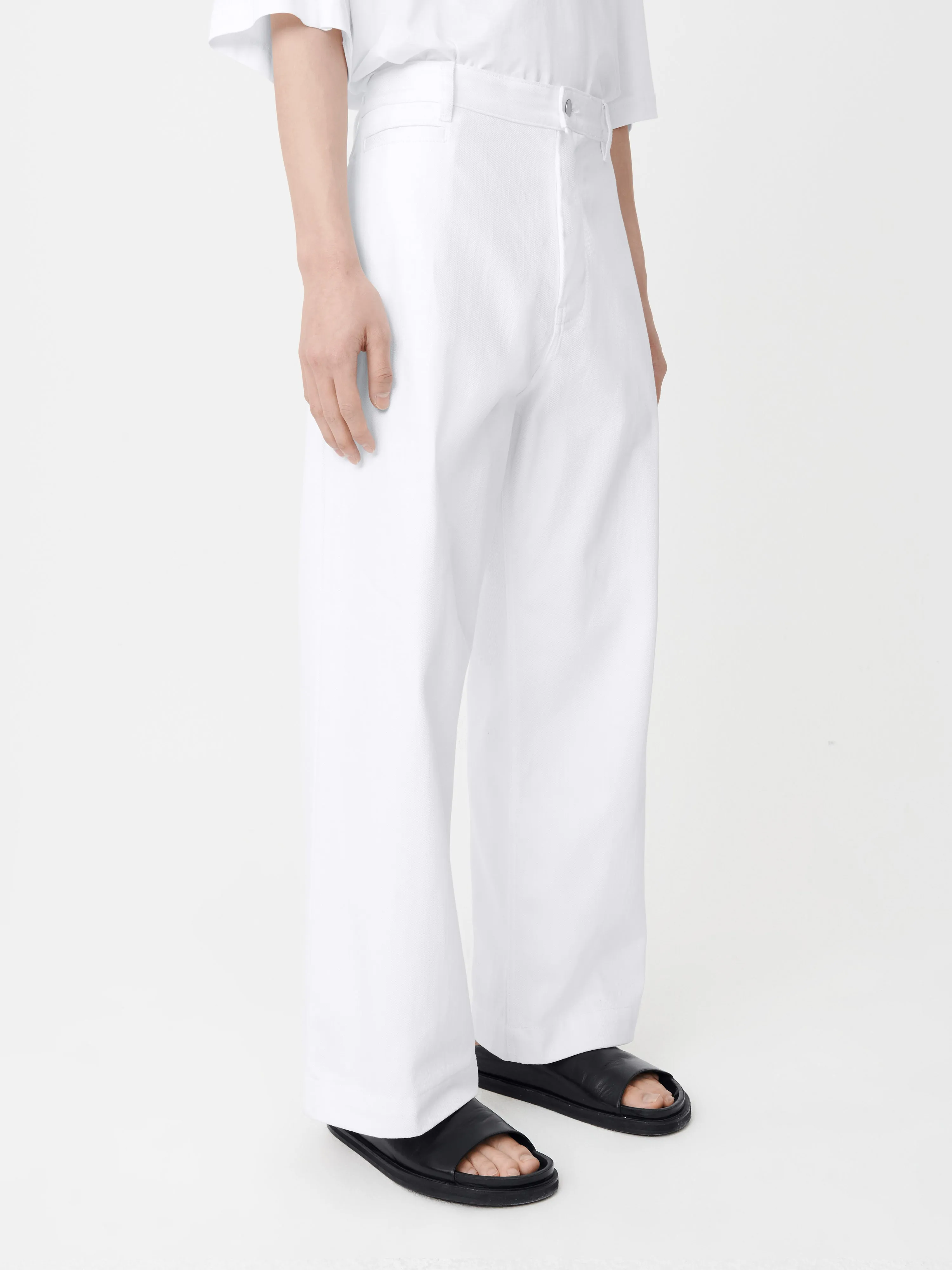 Pyad Denim Pant in Optic White