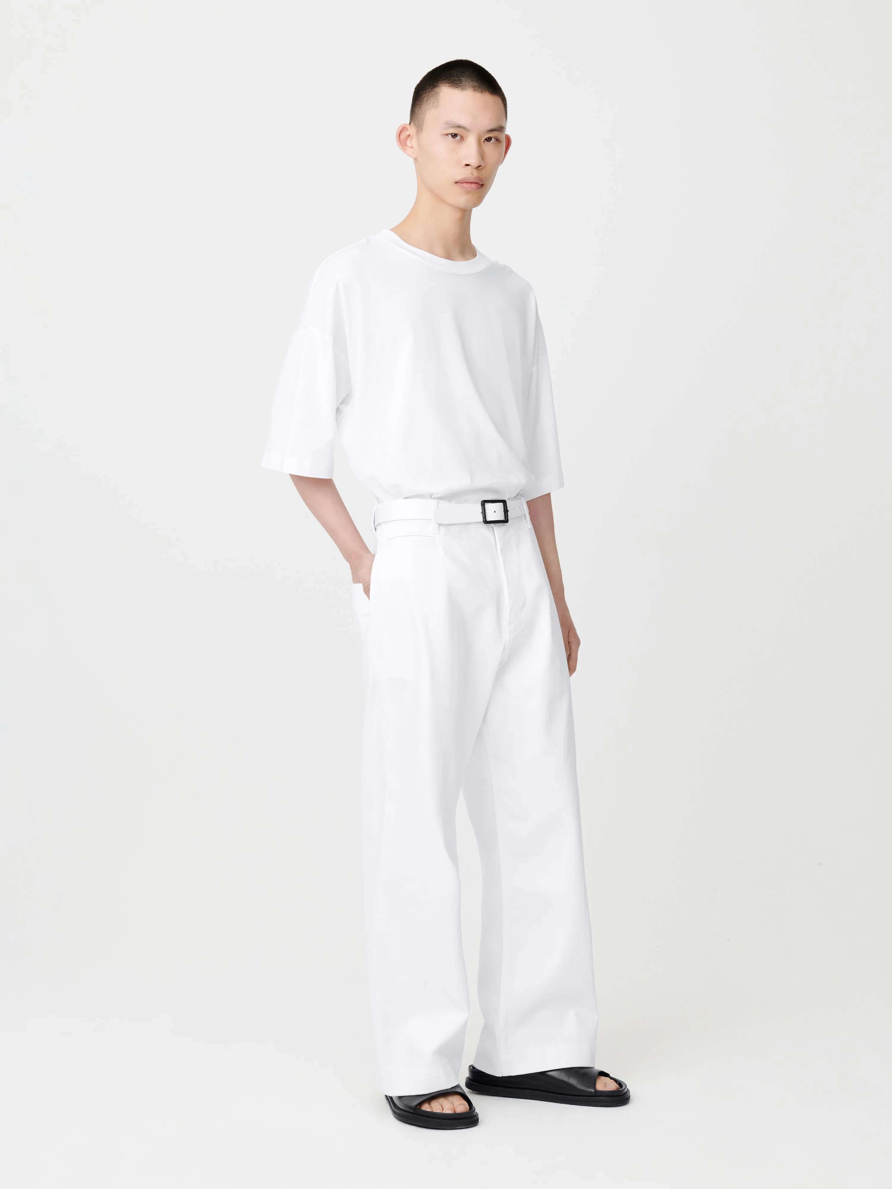 Pyad Denim Pant in Optic White