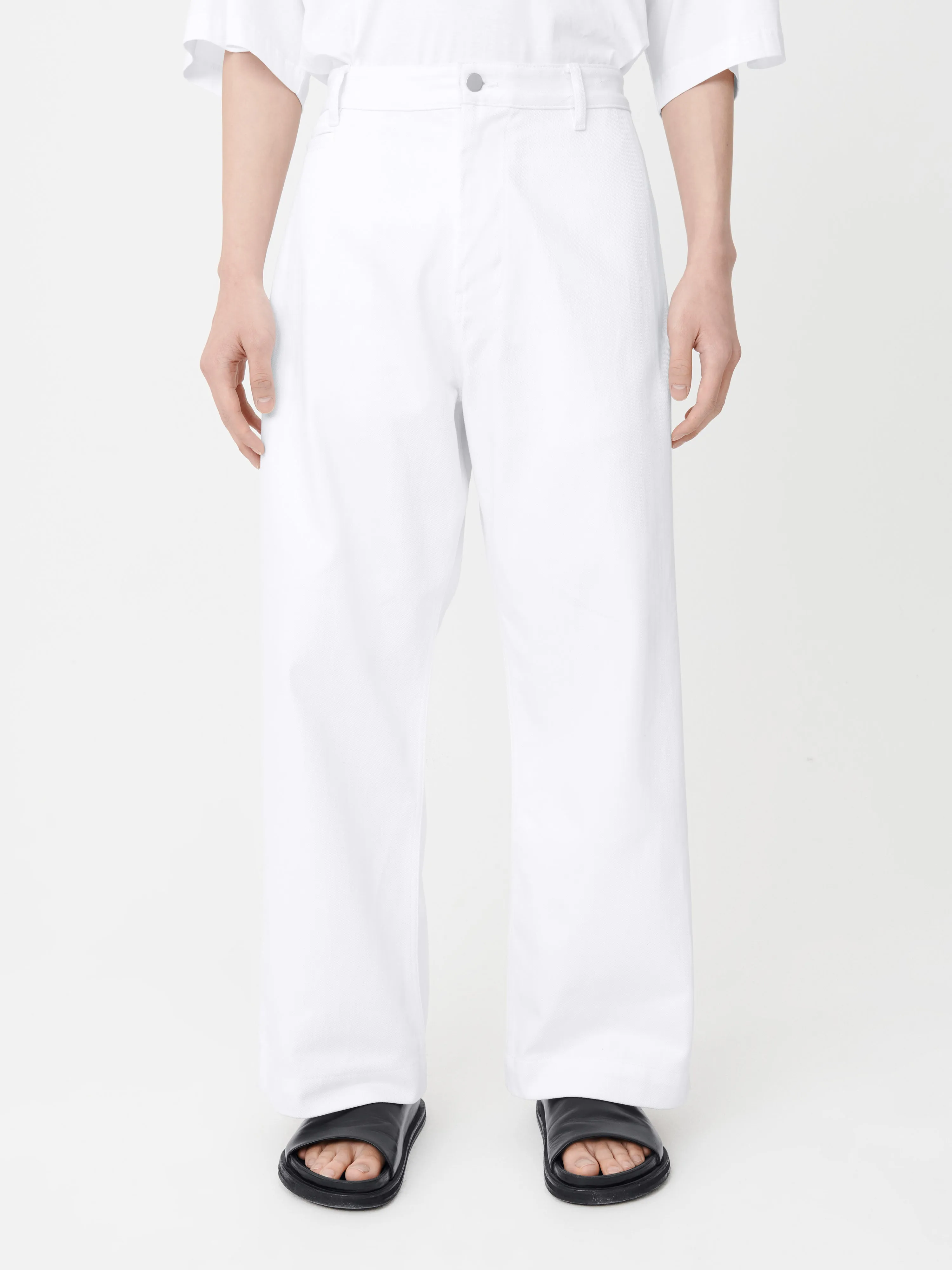 Pyad Denim Pant in Optic White