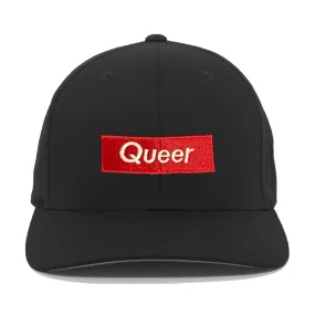 Queer Flexfit Twill Baseball Hat supporting The Trevor Project