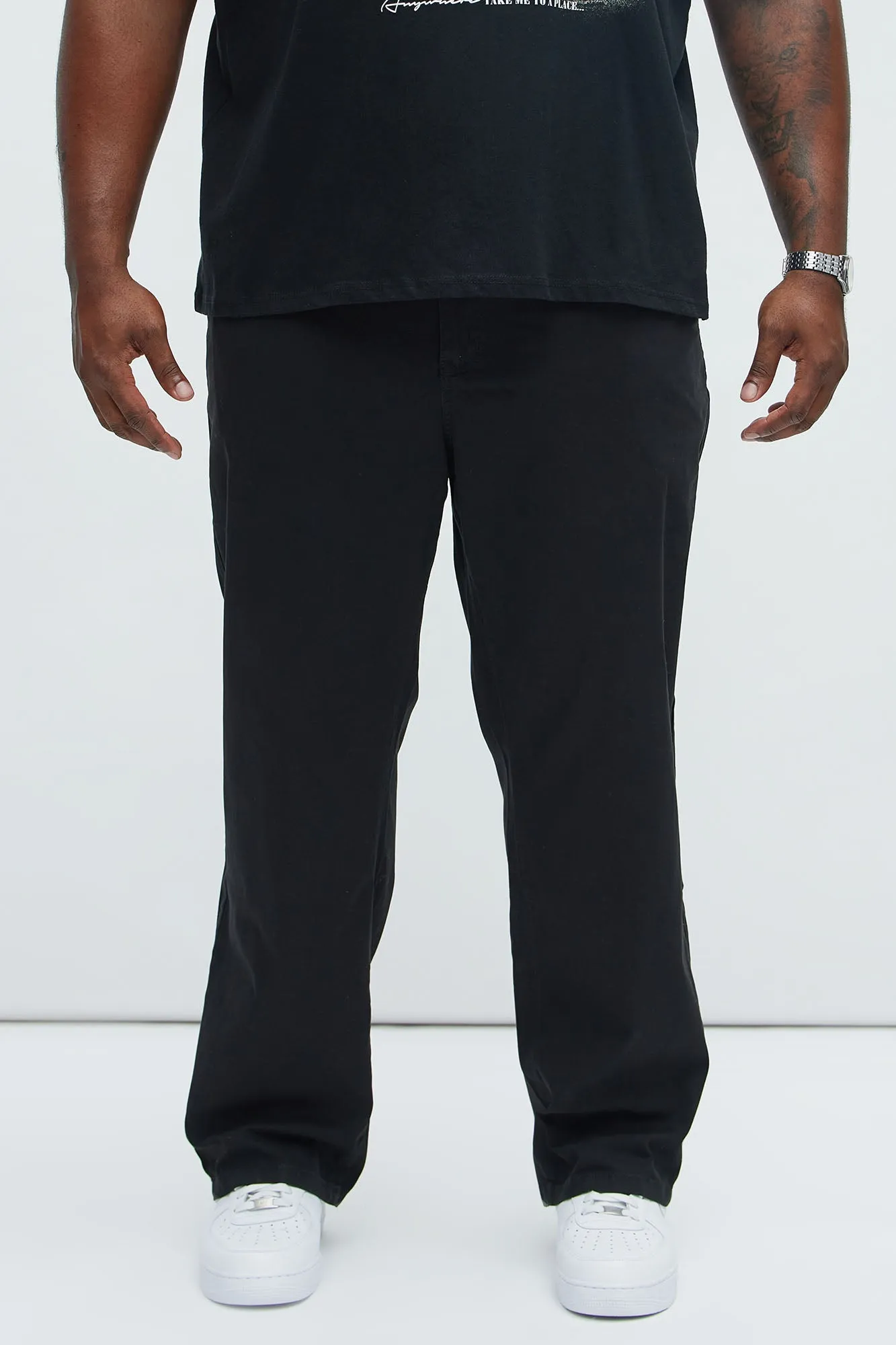 Ralphy Straight Pants - Black