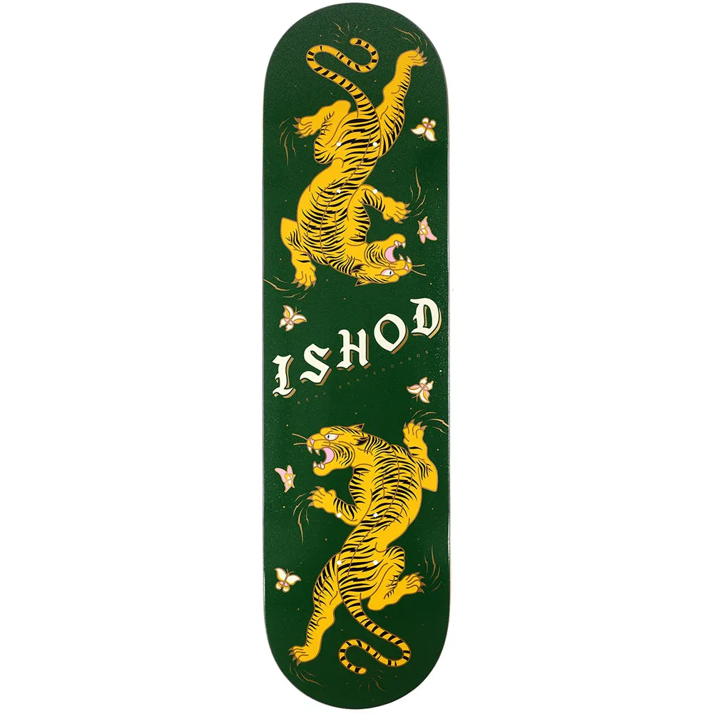 Real Ishod Wair Cat Scratch Twin Tail Skateboard Deck