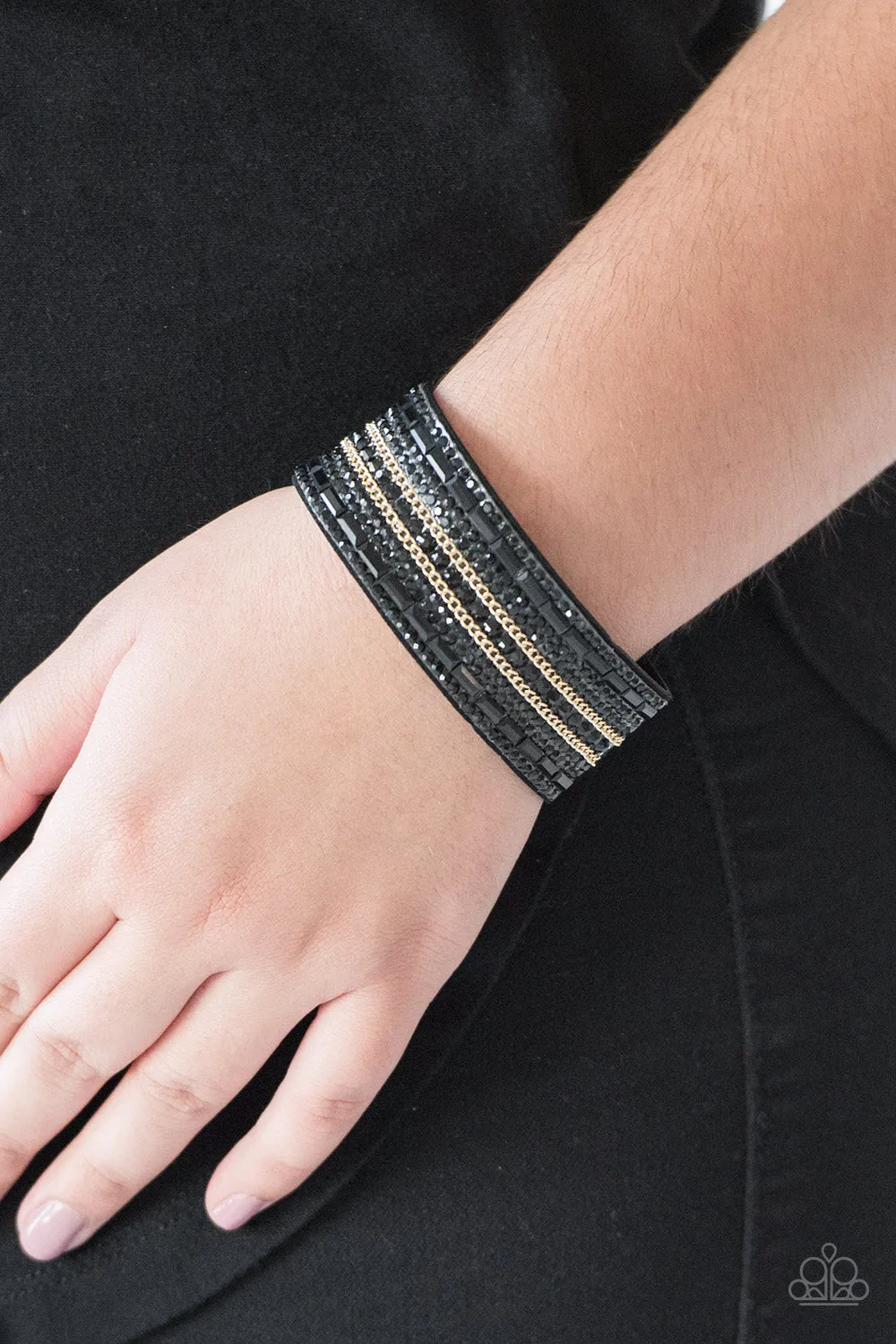 Rebel Radiance Black-Bracelet