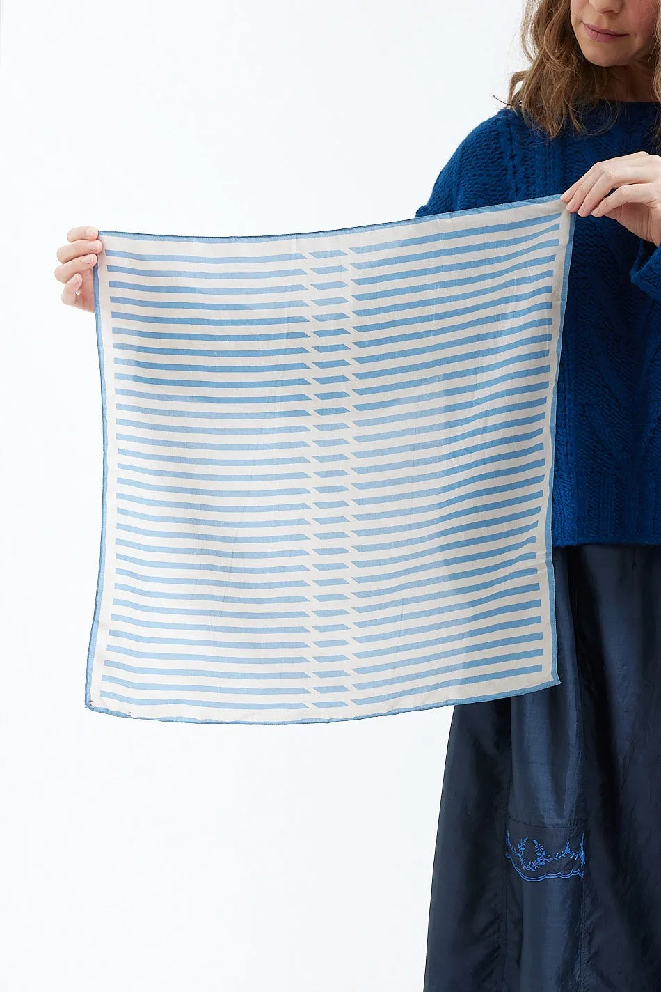 Runaway Bicycle - Neckerchief Blue Striped