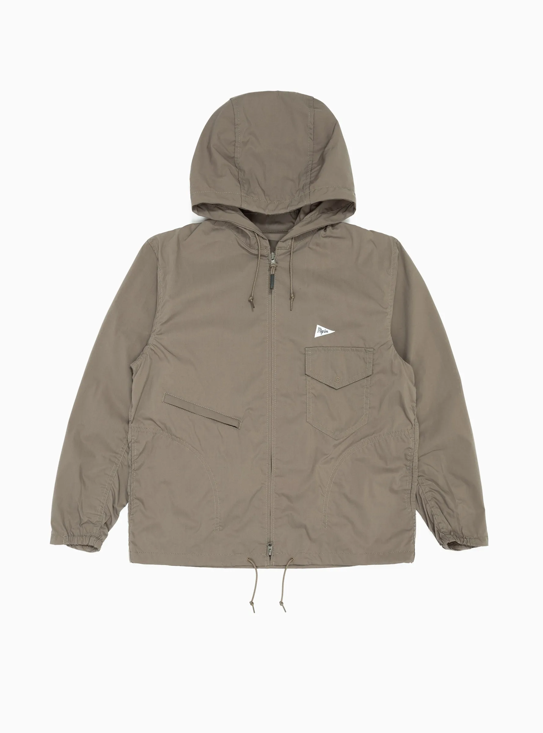 Russel Zip Parka Driftwood Brown