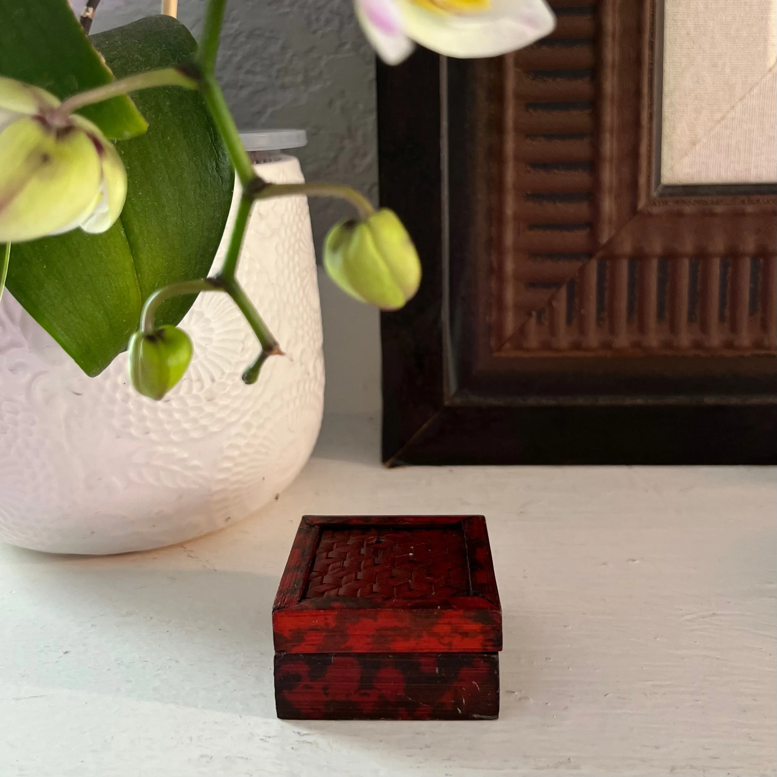 Set of Bamboo Trinket Boxes