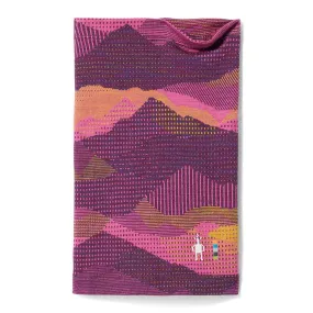 Smartwool Purple Iris Mountain Scape Merino Neck Gaiter